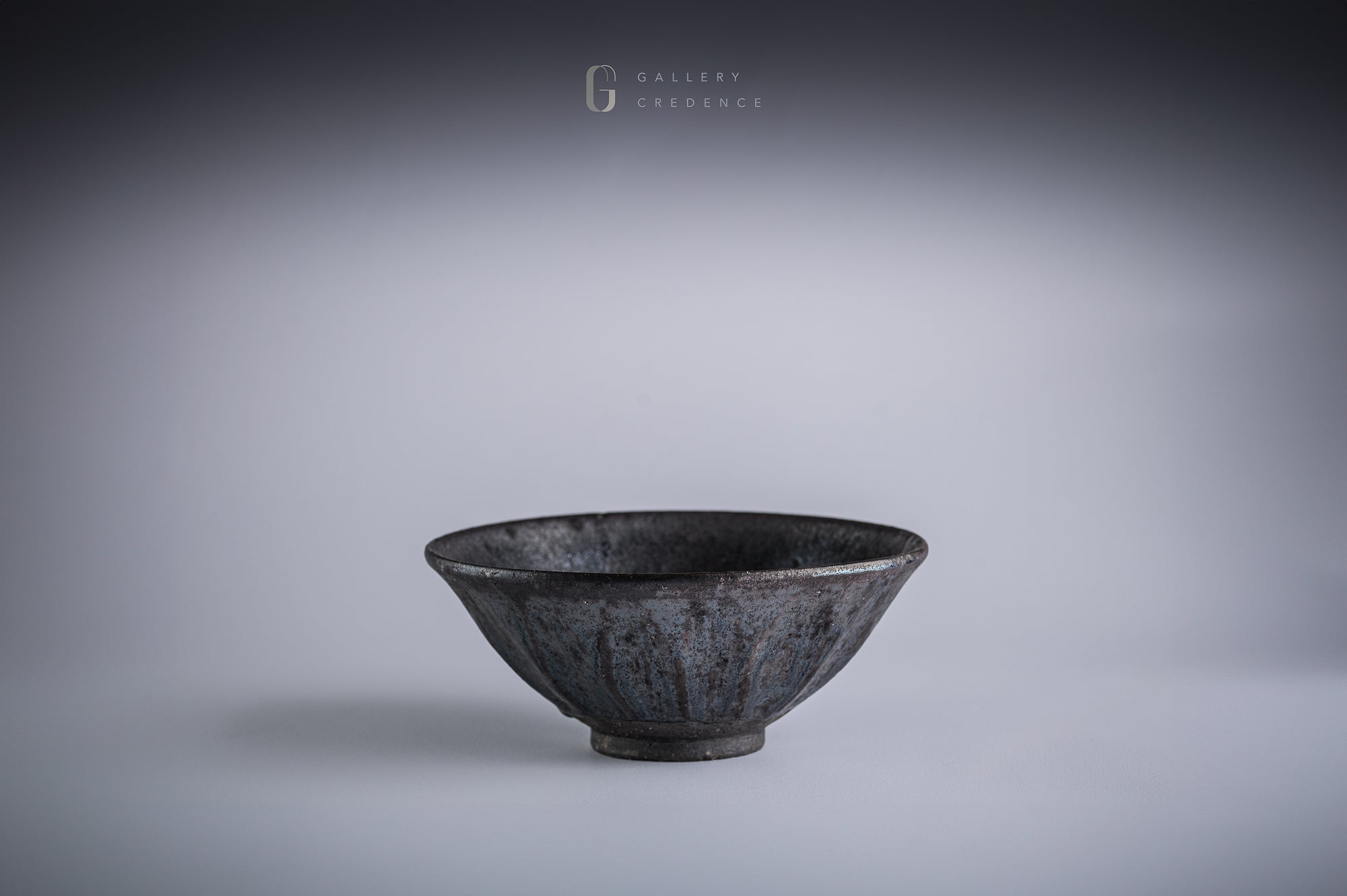 美品　枝垂桜　茶碗　如水作 ☆白露桜 平茶碗（木箱付） | 北一硝子 まごころお届け便